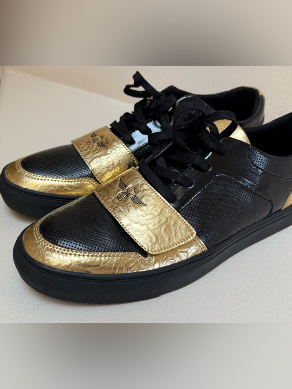 Creative Recreation Black Mesh Sneaker Interior Label